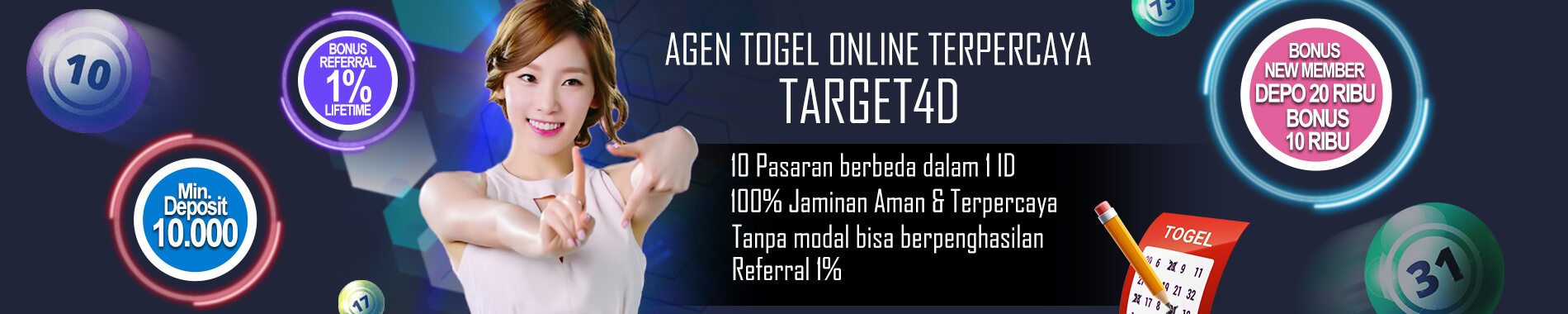 Agen Togel Online Terpercaya Target4D